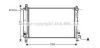 AVA QUALITY COOLING CR2080 Radiator, engine cooling